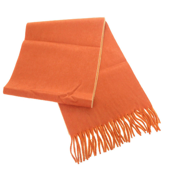 HERMES Authentic Orange Scarf